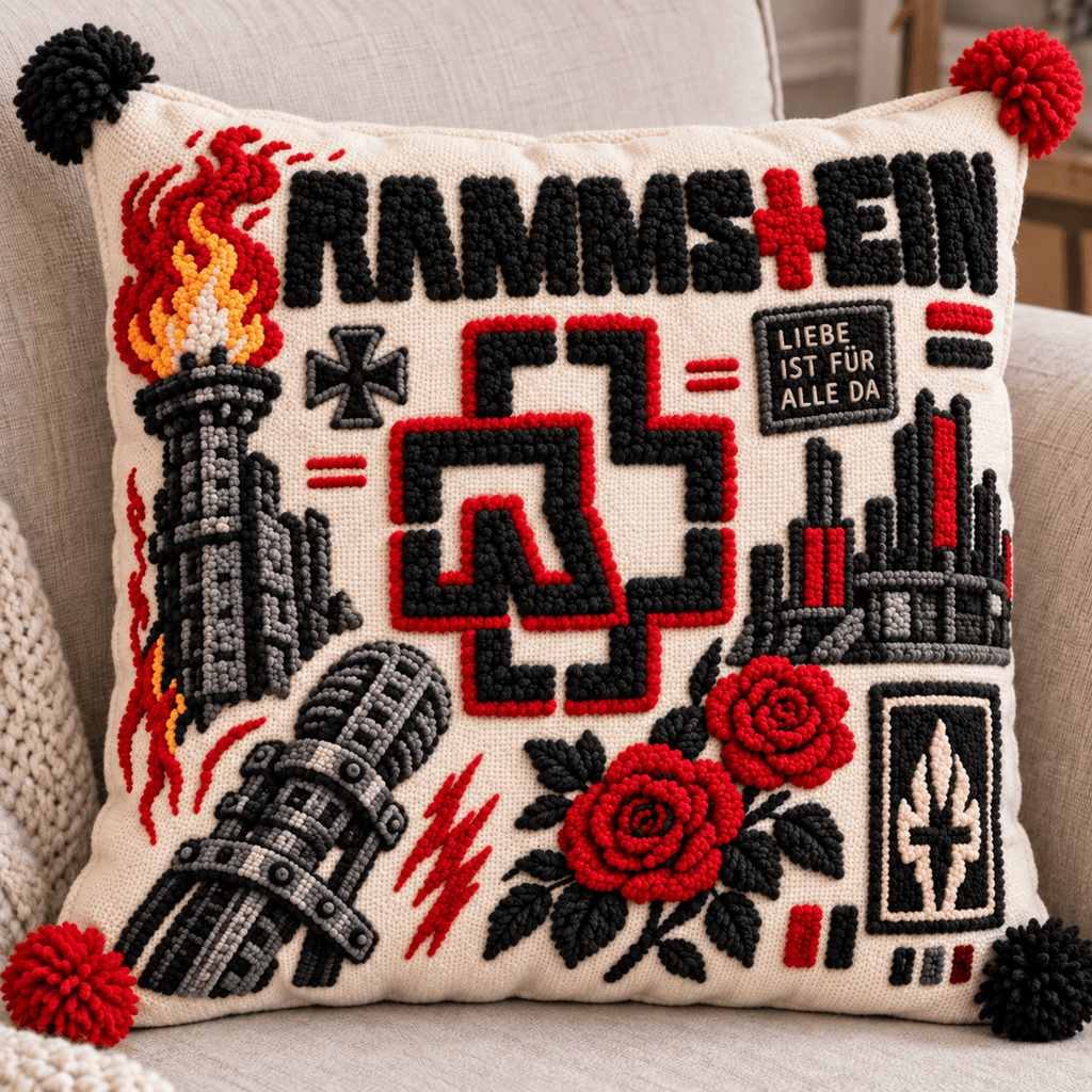 RMS Tufted Sofa Cover & Pillow Set NTKO
