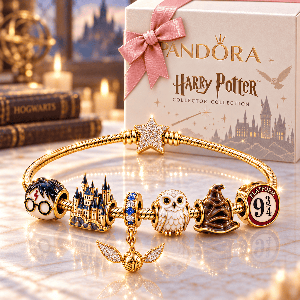 HRP Gold Charm Bracelet Set BMD