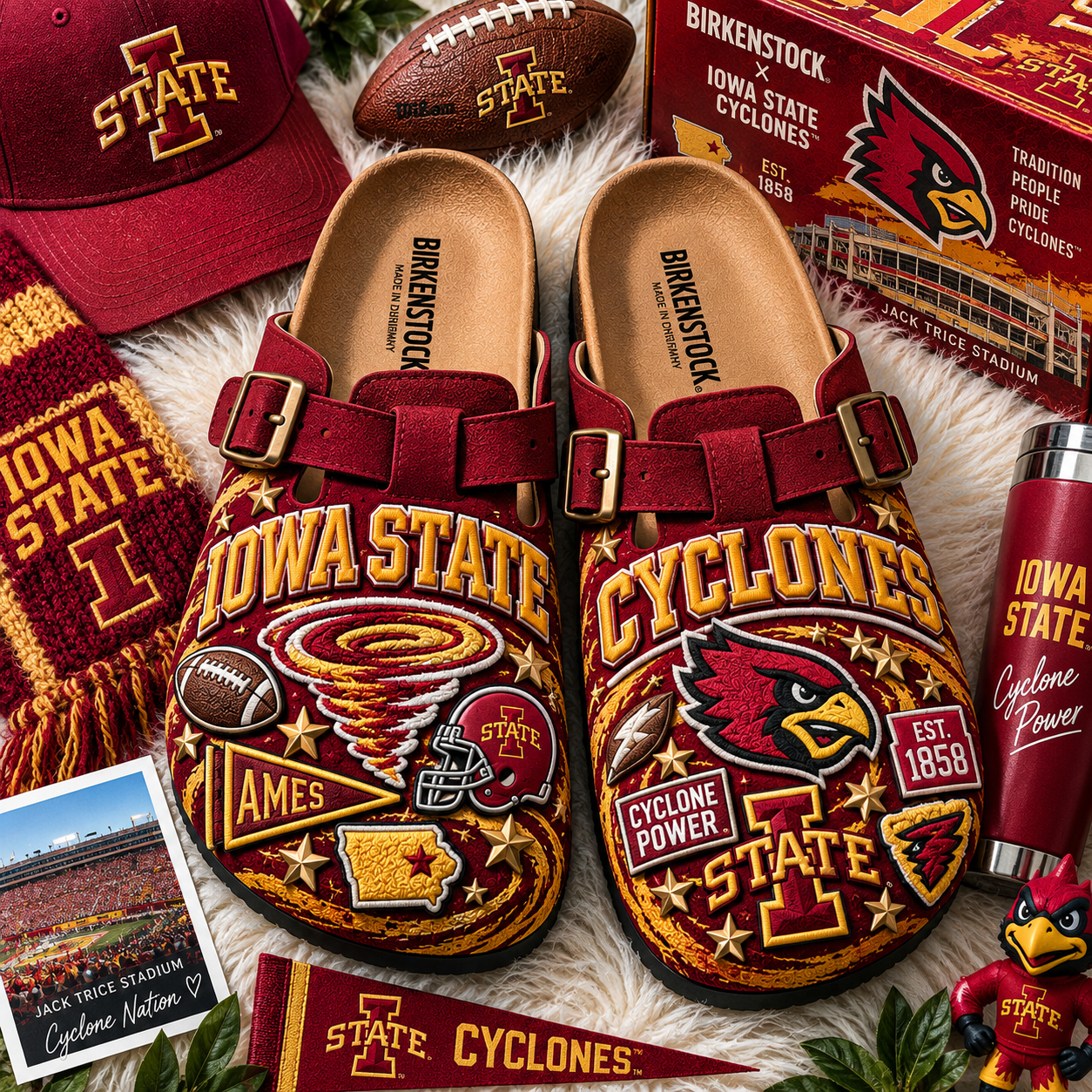PREMIUM ISC MINK SUEDE CLOGS TTNL