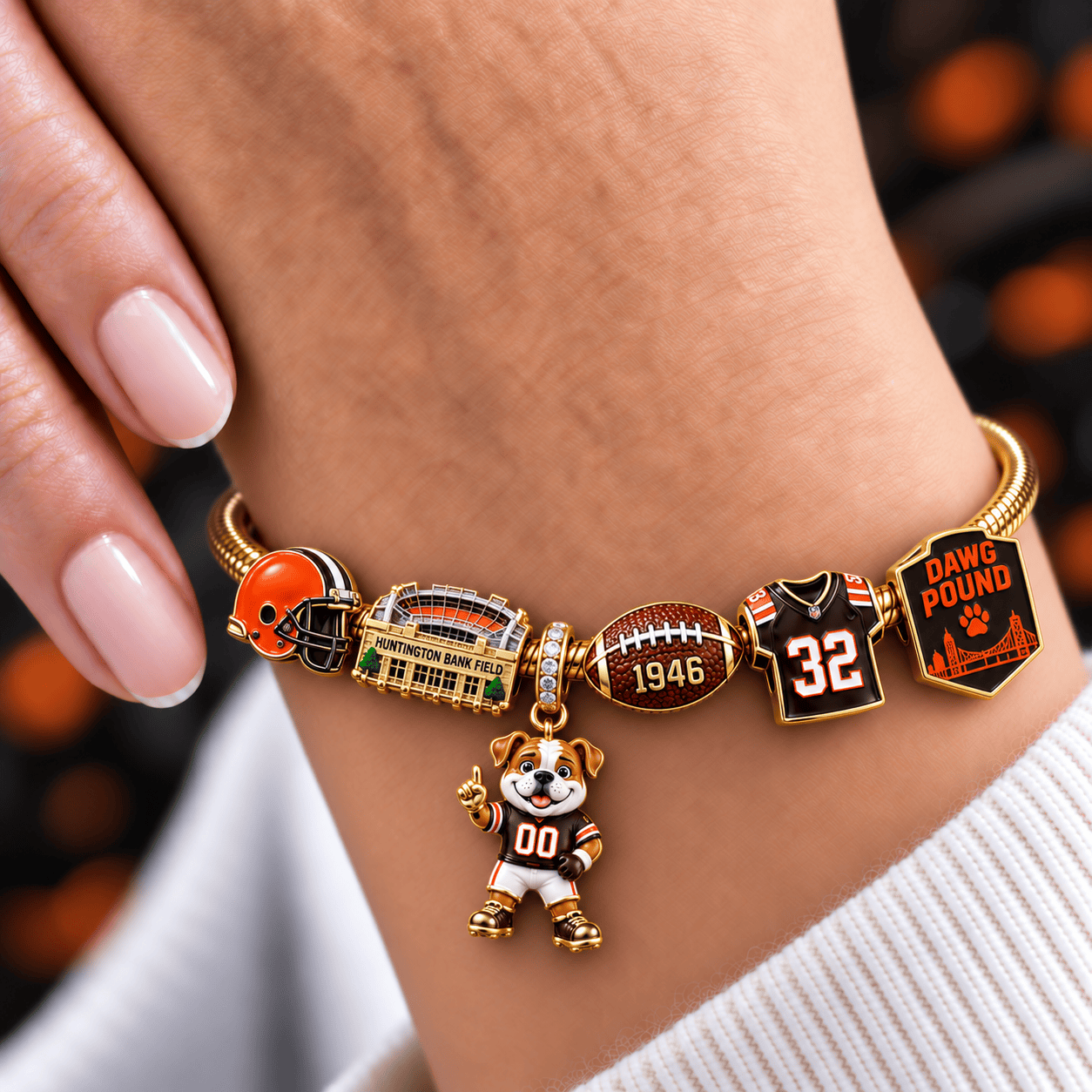 CLVB Silver Charm Bracelet Set NTVA