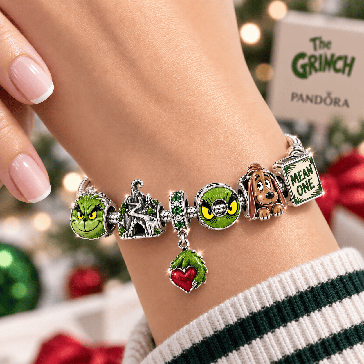 TGR Silver Charm Bracelet Set BMD