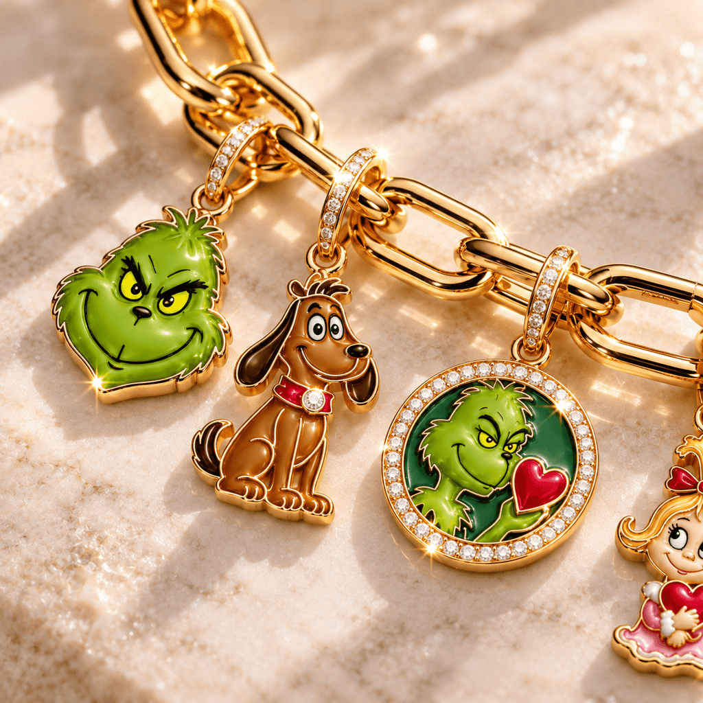 TGR Gold Charm Bracelet Set BMD