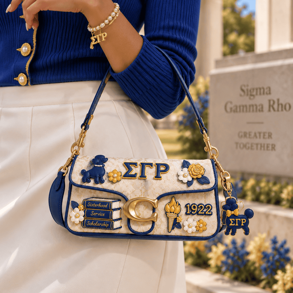 Premium SGRO Coach Shoulder Cross With Charm NPL