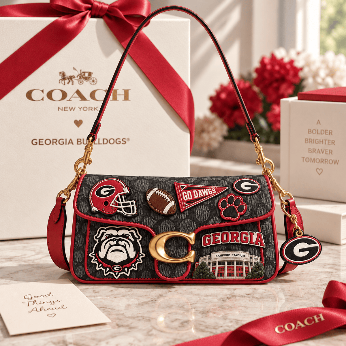 Premium GGBD Coach Shoulder Cross With Charm NPL