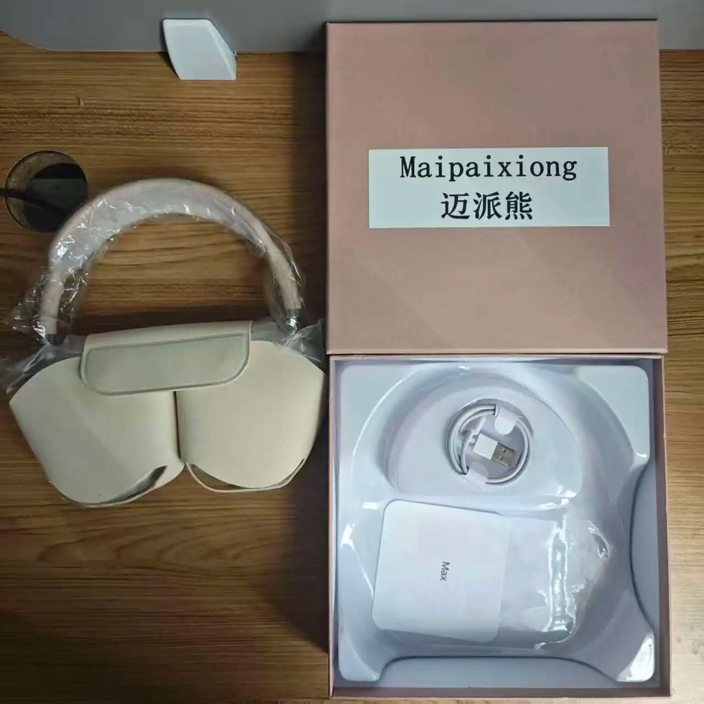2025 New Maipaixiong kim Max Bluetooth Headphones Over The Ear Wireless Big Earphone Hifi Sounds Sport Headsets With Button